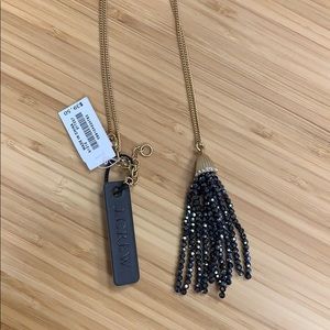 J.Crew tassel necklace